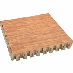 vidaXL Fitness Y Musculación|Piscina Y Spa-Mats de ejercicio en rompecabezas 12 pcs Marrón 4,32 ㎡