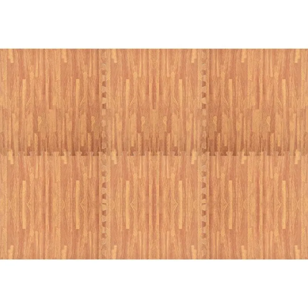 vidaXL Fitness Y Musculación|Piscina Y Spa-Mats de ejercicio en rompecabezas 12 pcs Marrón 4,32 ㎡