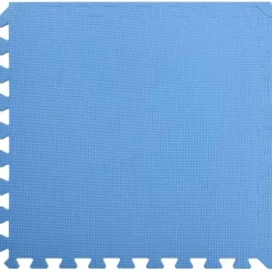 vidaXL Mats de ejercicio en rompecabezas 12 pcs 4,32 ㎡ Espuma EVA Azul Outlet