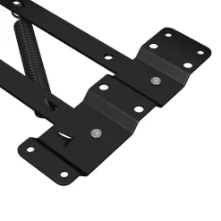 vidaXL Accesorios De Bricolaje-Mecanismo de Elevación de Cama 2 pcs Negro 340 x 95 x 40 mm