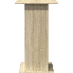 vidaXL Mesas-Mesa alta bar con almacenaje madera 60x60x102 cm