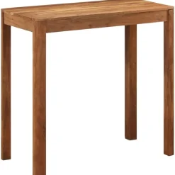 vidaXL Mesa alta cocina madera acacia acabado miel 110x55x106 cm Sale