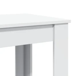 vidaXL Mesas-Mesa alta de bar madera de ingeniería blanca 51x50x103,5 cm
