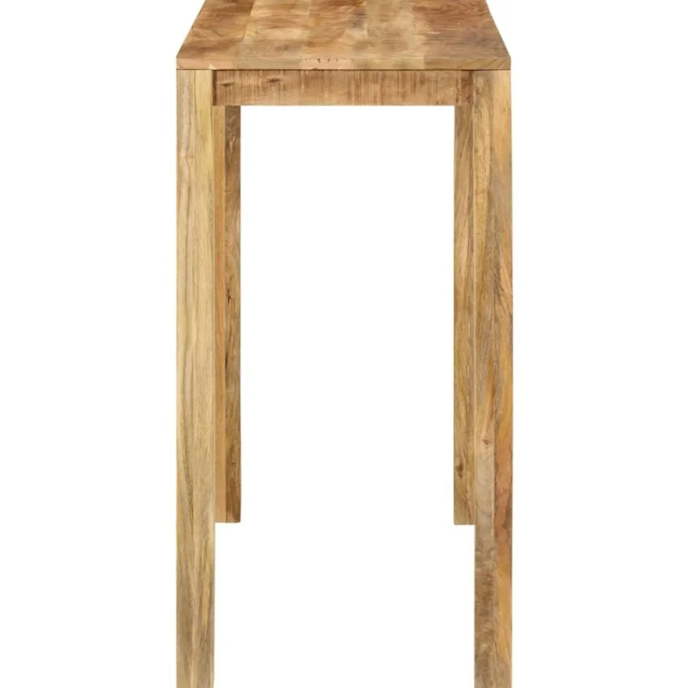 vidaXL Mesas-Mesa alta de bar madera maciza de mango 112x55x108 cm