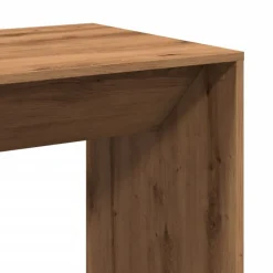 vidaXL Mesas-Mesa alta de bar madera ingeniería roble artisian 51x50x103,5cm