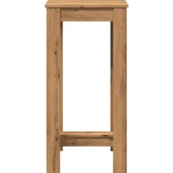 vidaXL Mesas-Mesa alta de bar madera ingeniería roble artisian 51x50x103,5cm