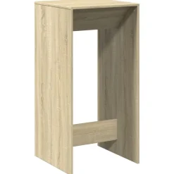 vidaXL Mesas-Mesa alta de bar madera ingeniería 51x50x103,5 cm