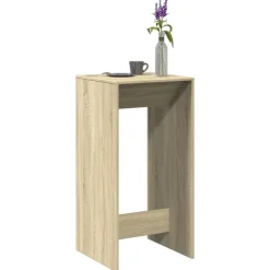 vidaXL Mesas-Mesa alta de bar madera ingeniería 51x50x103,5 cm