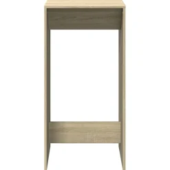 vidaXL Mesas-Mesa alta de bar madera ingeniería 51x50x103,5 cm