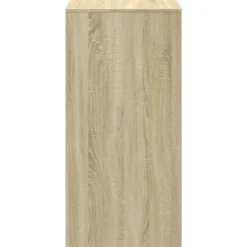 vidaXL Mesas-Mesa alta de bar madera ingeniería 51x50x103,5 cm