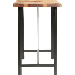 vidaXL Mesa alta de cocina de madera maciza reciclada 180x70x107 cm Marr&oacute;n