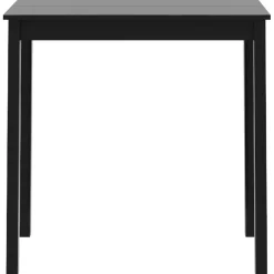 vidaXL Mesas-Mesa alta negra de MDF 115x55x107 cm
