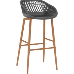 vidaXL Conjuntos De Muebles-Mesa alta y taburetes de bar 5 piezas