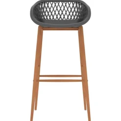 vidaXL Conjuntos De Muebles-Mesa alta y taburetes de bar 5 piezas
