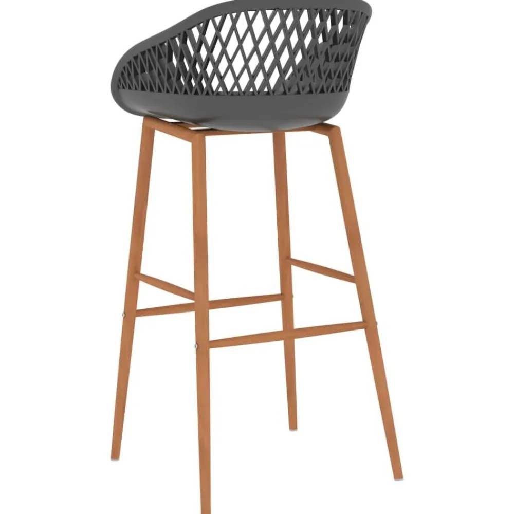 vidaXL Conjuntos De Muebles-Mesa alta y taburetes de bar 5 piezas