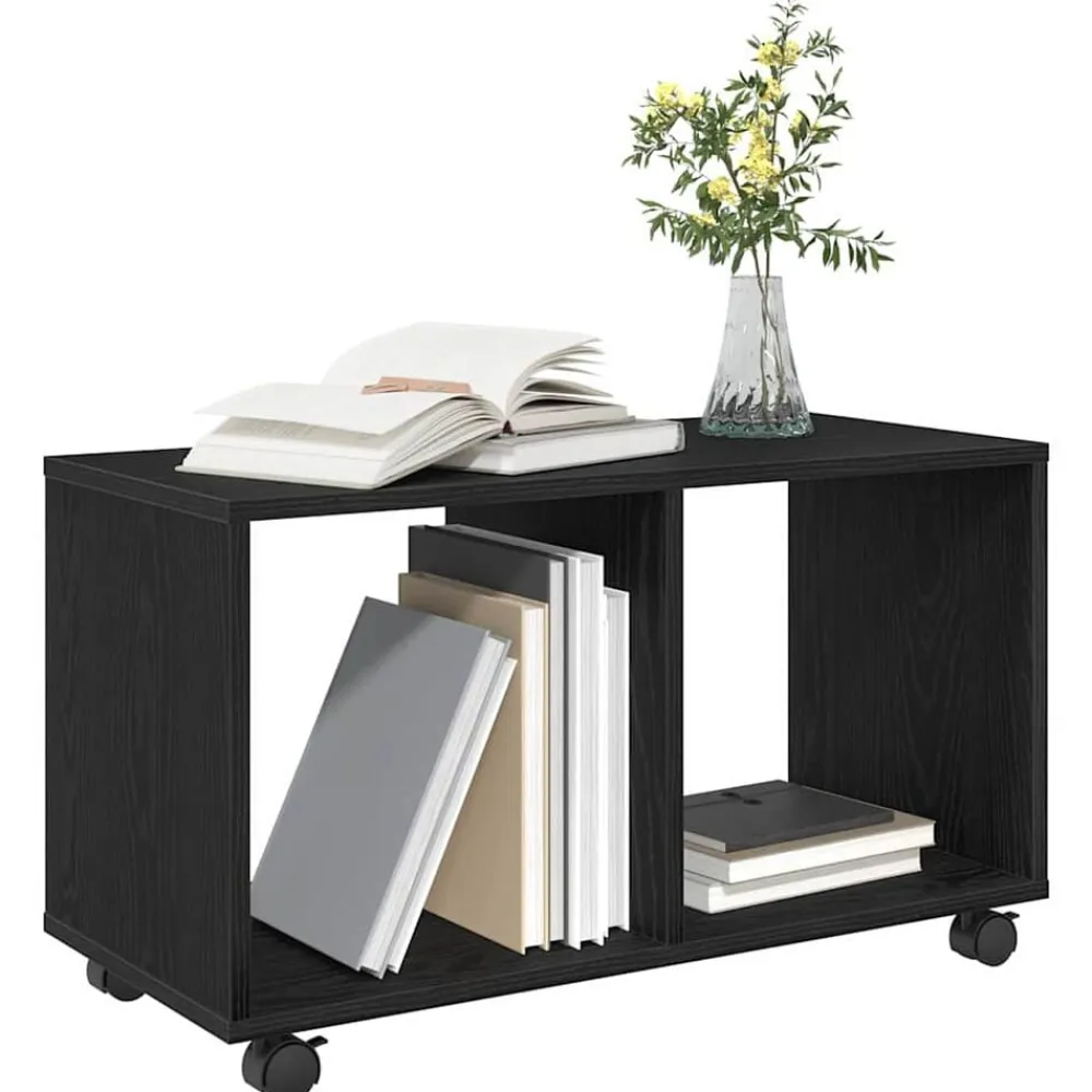 vidaXL Mesas-Mesa Auxiliar con estante 72 x 33 x 42,5 cm