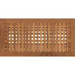 vidaXL Accesorios Para El Baño-Mesa auxiliar de baño madera maciza de teca 60x30x45 cm