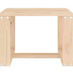 vidaXL Mesa auxiliar de jardín madera maciza de pino 40x38x28,5 cm Pino natural Sale