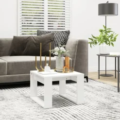 vidaXL Mesas-Mesa auxiliar de madera contrachapada 50x50x35 cm