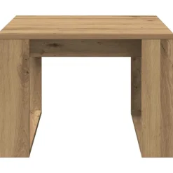 vidaXL Mesa auxiliar de madera de ingeniería 50x50x35 cm Roble artisan Online