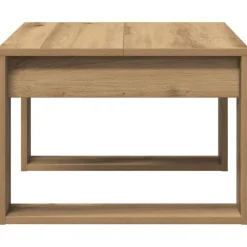 vidaXL Mesa auxiliar de madera de ingeniería 50x50x35 cm Roble artisan Online