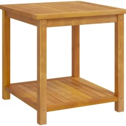 vidaXL Mesa auxiliar de madera maciza de acacia 45x45x45 cm Sale