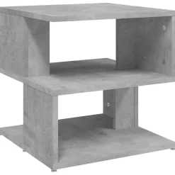 vidaXL Mesa auxiliar de madera ingeniería gris hormigón 40x40x40 cm Gris hormig&oacute;n Best