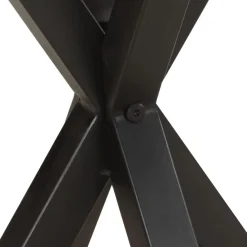 vidaXL Mesa auxiliar de madera maciza de mango 48x48x56 cm New