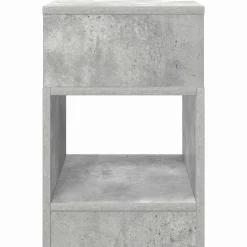 vidaXL Mesas-Mesa Auxiliar Gris Concreto 30,5 x 30 x 45 cm