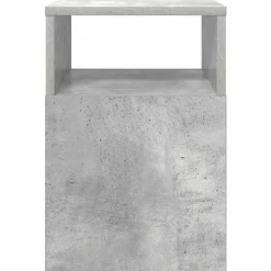 vidaXL Mesas-Mesa Auxiliar Gris Concreto 30,5 x 30 x 45 cm