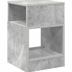 vidaXL Mesas-Mesa Auxiliar Gris Concreto 30,5 x 30 x 45 cm