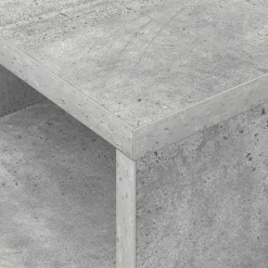 vidaXL Mesas-Mesa Auxiliar Gris Concreto 30,5 x 30 x 45 cm