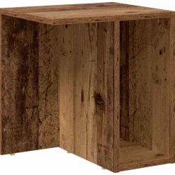 vidaXL Mesas-Mesa Auxiliar Madera vieja 37 x 32 x 40 cm Madera de ingeniería