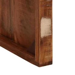 vidaXL Mesas-Mesa Auxiliar Marrón 60 x 35 x 46 cm Madera sólida recuperada