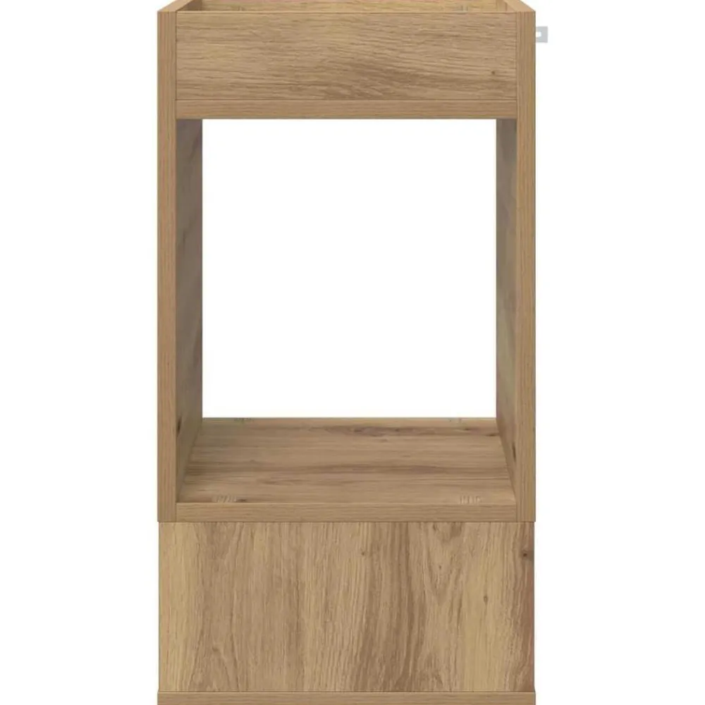 vidaXL Mesas-Mesa Auxiliar Roble artesanal 30 x 30 x 56 cm