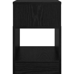 vidaXL Mesa Auxiliar 30,5 x 30 x 45 cm Roble negro Hot