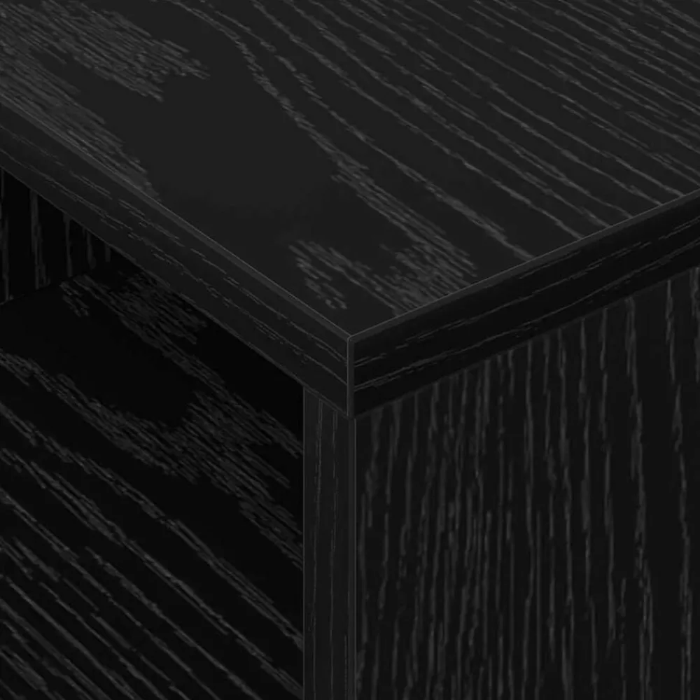 vidaXL Mesa Auxiliar 30,5 x 30 x 45 cm Roble negro Hot
