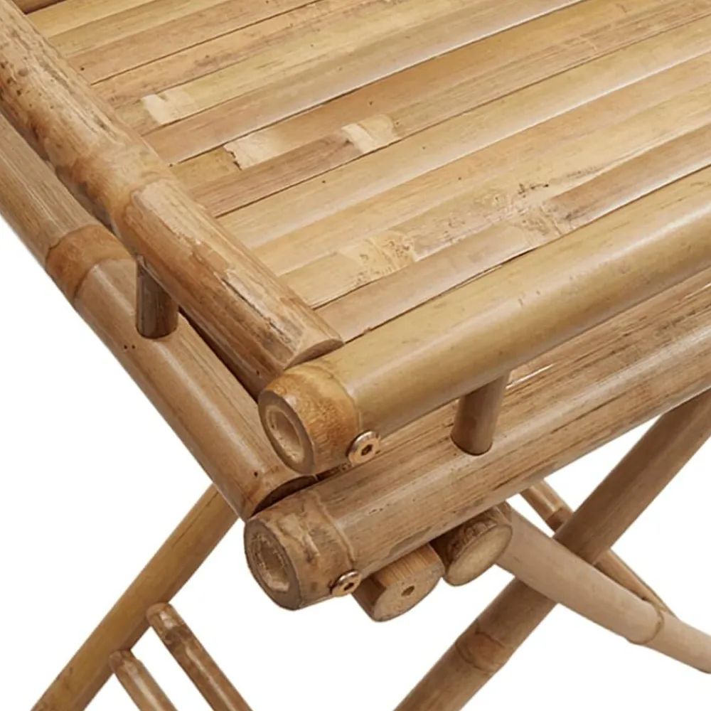 vidaXL Mesas-Mesa bandeja plegable bambú 60x40x68 cm