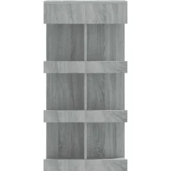 vidaXL Mesa bar estante almacenaje 100x50x101,5 cm Gris sonoma Outlet