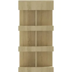 vidaXL Mesas-Mesa bar estante almacenaje contrachapada roble 100x50x101,5 cm
