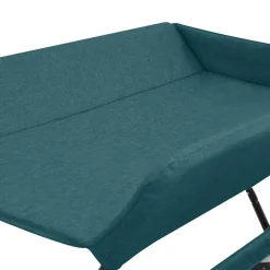 vidaXL Mesa cambiadora de hierro Verde Clearance