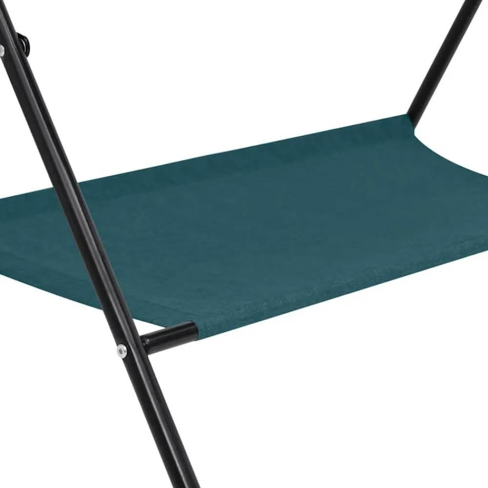 vidaXL Mesa cambiadora de hierro Verde Clearance