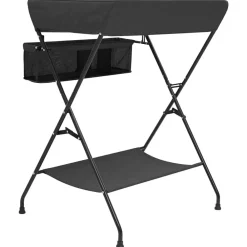 vidaXL Mesa cambiadora hierro gris Antracita Clearance