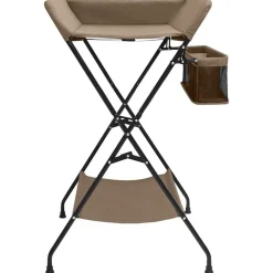 Niños vidaXL Pañales Y Cuidado Del Bebé-Mesa cambiadora hierro gris taupe