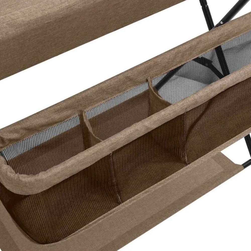 Niños vidaXL Pañales Y Cuidado Del Bebé-Mesa cambiadora hierro gris taupe