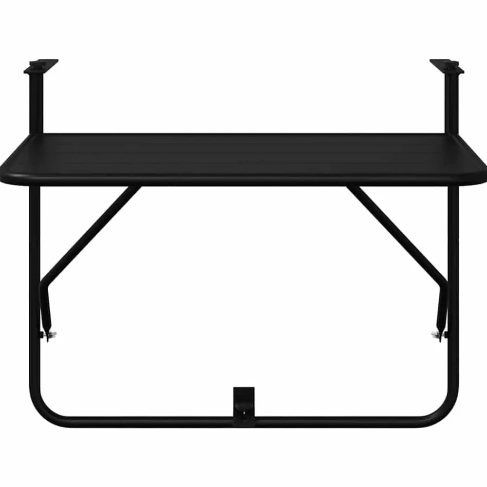 vidaXL Muebles De Jardín-Mesa Colgante de Balcón 60 x 39 x 65 cm Acero