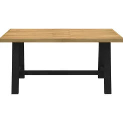 vidaXL Mesa comedor NOAIN patas forma A madera maciza pino 160x90x75cm Hot