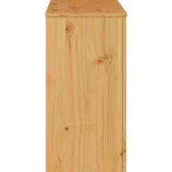 vidaXL Mesa Consola con cajón Drammen Roble 89,5 x 37 x 73 cm color roble Outlet