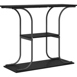 vidaXL Mesas-Mesa Consola con estante 101 x 35 x 80,5 cm