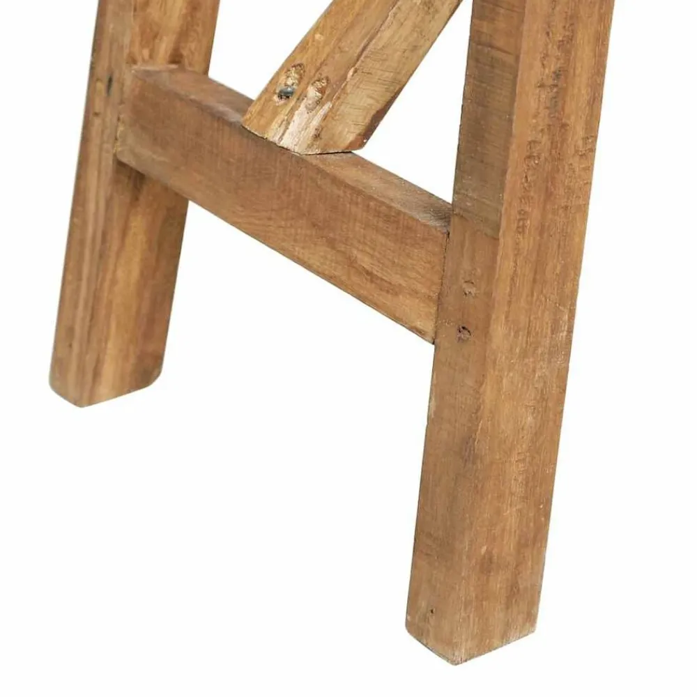 vidaXL Mesas-Mesa consola de madera reciclada mixta 130x40x80 cm